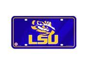 Rico LP 5505 LSU Deluxe Novelty Metal License Plate