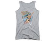 Trevco Dco Wonder Woman Vintage Juniors Tank Top Athletic Heather Extra Large