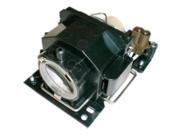 Projector Lamp for Hitachi CP X264; CP X3; CP X5; CP X5W; CP X6; HCP 600X; HCP 610X; HCP 78XW; Image Pro 8783; PJ3211; PJ359W; PJL3211; WX20