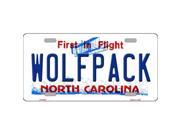 Smart Blonde LP 6466 Wolfpack North Carolina Novelty Metal License Plate