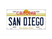Smart Blonde LP 4892 San Diego California Novelty Metal License Plate