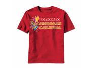 GDC GameDevCo Ltd. TCC 95043L Toronto Caribbean Carnival Youth T Shirt Red Horizontal Logo L