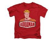 Trevco Dco Aquaman Sign Short Sleeve Juvenile 18 1 Tee Red Large 7