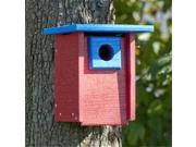 WoodLink GGBB3 Going Green Bluebird House with Red Walls