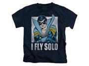 Trevco Dc Fly Solo Short Sleeve Juvenile 18 1 Tee Navy Large 7