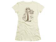 Trevco Andy Griffith No Jerk Short Sleeve Junior Sheer Tee Cream Extra Large