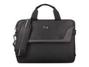 United States Luggage CLA1124 Pro Slim Briefcase Black 14.1 in.