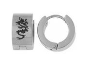 Doma Jewellery DJS00877 Stainless Steel Huggy Earring