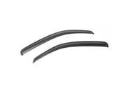 Rugged Ridge Front Window Visors Matte Black; 05 13 Toyota Tacoma Regular Cab 81349.10