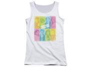 Trevco 90210 Color Block Of Friends Juniors Tank Top White Large