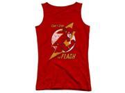 Trevco Dc Flash Bolt Juniors Tank Top Red Extra Large