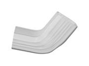 Genova Products 1506922 Elbow Downspout A B 3 x 4 In. White