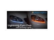 PlasmaGlow 11110 Lightning Eyes Duo Headlight Kit BLUE WHITE