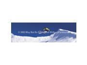 ClearVue Graphics Window Graphic 16x54 Skiing is Life SKI 001 16 54