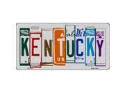 Smart Blonde LPC 1031 Kentucky License Plate Art Brushed Aluminum Metal Novelty License Plate