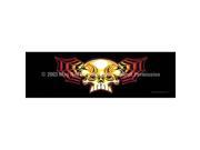 ClearVue Graphics Window Graphic 20x65 Skull Wing TAT 019 20 65