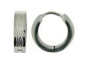 Doma Jewellery MAS02817 Stainless Steel Huggy Earring