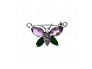 Doma Jewellery MAS07993 Sterling Silver Pin Marcasite Butterfly MP23