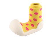 Attipas AD01 XL Polka Dot Shoes US 6.5 Yellow Extra Large