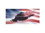 ClearVue Graphics Window Graphic 30x65 Wings of Freedom Flag PAT 043 30 65