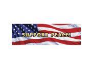 ClearVue Graphics Window Graphic 16x54 US Flag 2 Support Peace PAT 026 16 54