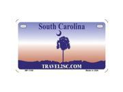 Smart Blonde MP 1149 South Carolina State Background Metal Novelty Motorcycle License Plate