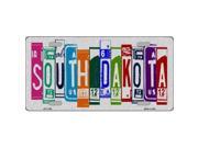 Smart Blonde LPC 1055 South Dakota License Plate Art Brushed Aluminum Metal Novelty License Plate