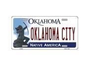 Smart Blonde LP 6254 Oklahoma City Oklahoma Novelty Metal License Plate