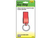Hy Ko Products KC160 Plastic Whistle Key Ring With Split Ring Pack Of 5