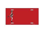 Smart Blonde LP 3479 Sexy Maid Offset Metal Novelty License Plate