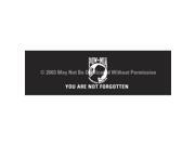 ClearVue Graphics Window Graphic - 20x65 POW MIA 2 PAT-036-20-65 ClearVue Graphics Window Graphic - 20x65 POW MIA 2 PAT-036-20-65