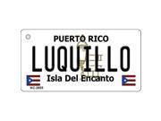 Smart Blonde KC 2855 Luquillo Puerto Rico Flag Novelty Key Chain