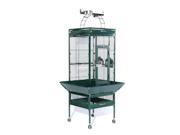 Prevue Pet Products 3151GRN 18 in. x 18 in. x 57 in. Wrought Iron Select Cage Jade Green
