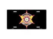 Smart Blonde LP 5000 PA Constable Star Metal Novelty License Plate