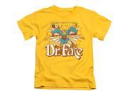 Trevco Dc Dr Fate Stars Short Sleeve Juvenile 18 1 Tee Yellow Large 7