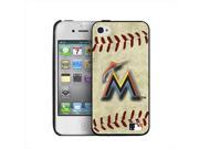 Pangea IP4 MLB BB MIA iPhone 4 4S Hard Cover Case Vintage Edition Miami Marlins