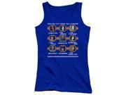 Trevco Dc Stage Select Juniors Tank Top Royal 2X