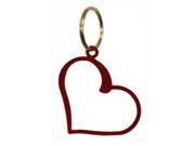 Village Wrought Iron KC 51R Heart Key Chain Red