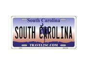 Smart Blonde LP 6271 South Carolina Novelty Metal License Plate