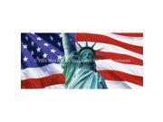 ClearVue Graphics Window Graphic 30x65 US Flag 2 with Lady Liberty PAT 008 30 65