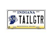 Smart Blonde LP 6366 Tailgtr Indiana Novelty Metal License Plate