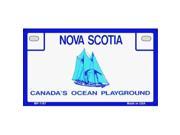 Smart Blonde MP 1167 Nova Scotia Province Background Metal Novelty Motorcycle License Plate
