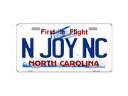 Smart Blonde LP 6483 N Joy North Carolina Novelty Metal License Plate