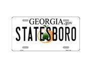 Smart Blonde LP 6143 Statesboro Georgia Novelty Metal License Plate
