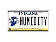 Smart Blonde LP 6376 Humidity Indiana Novelty Metal License Plate