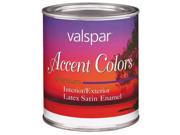 Valspar Brand 1 Quart Magenta Base Accent Color Interior Exterior Latex Satin En