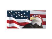 ClearVue Graphics Window Graphic 30x65 US Flag 1 with Eagle Bandana PAT 005 30 65