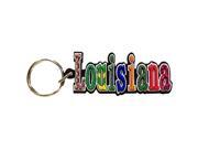 Bulk Buys Louisiana Keychain Pvc Festive Case of 72