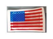 Bright Ideas RF1 Reflective US Flag Sticker