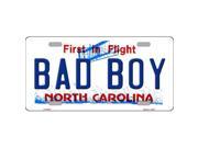 Smart Blonde LP 6485 Bad Boy North Carolina Novelty Metal License Plate